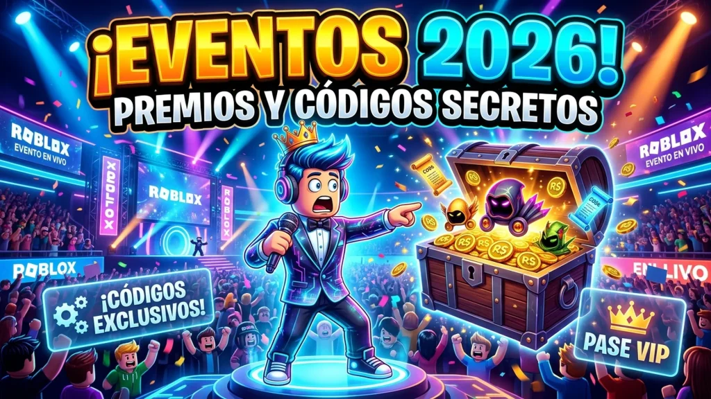 Eventos Exclusivos de Roblox 2026: Premios, Códigos y Sorpresas Ocultas